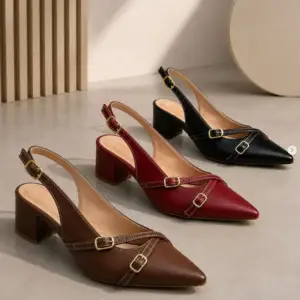 TESTE Scarpin Chanel de Salto Bloco